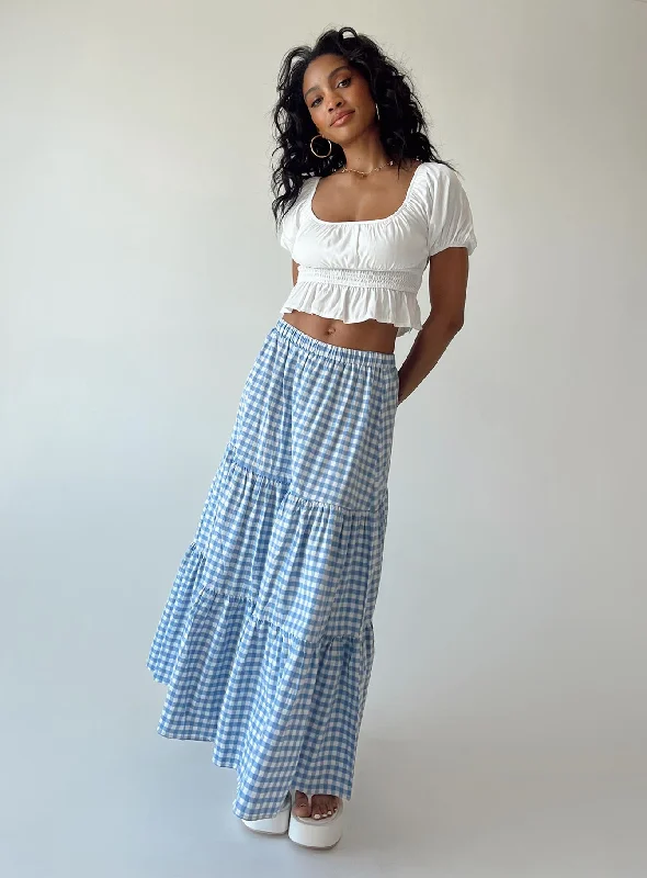 Clothes For Sale Hale Midi Skirt Blue
