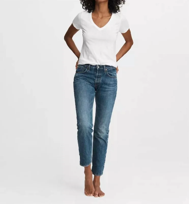 Women's Stylish Outerwear Rosa Mid-Rise Boyfriend Jean In Washington