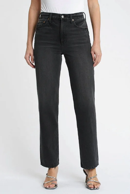 Women's Trendy Outfits Cassie Super High Rise Straight Jeans In Retrograde