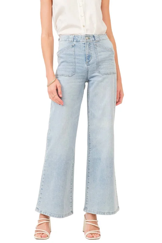 Women's Transitional Outfit Fiona High Rise Wide Leg Jean In New Vintage