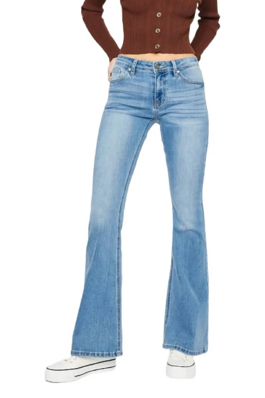 Women's Casual Dresses Vintage Flare Jeans In Blue