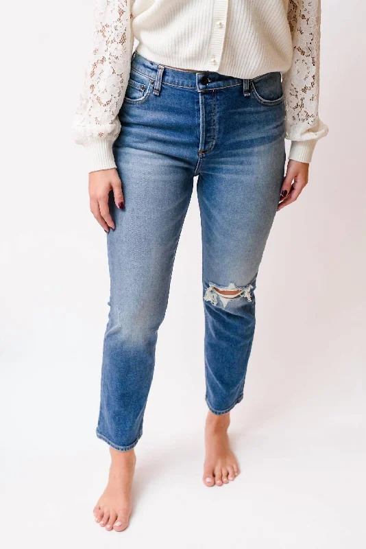 Women's Outfit For The Office High Rise Straight Leg Jeans In Main