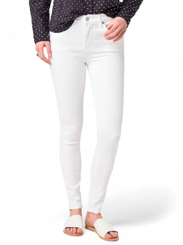 Women's Clothing For Travel Rocket Skinny Jeans In White Sculpt
