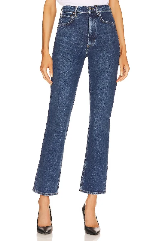 Women's Fashion Clothing Vintage High Rise Bootcut Jean In Aspire