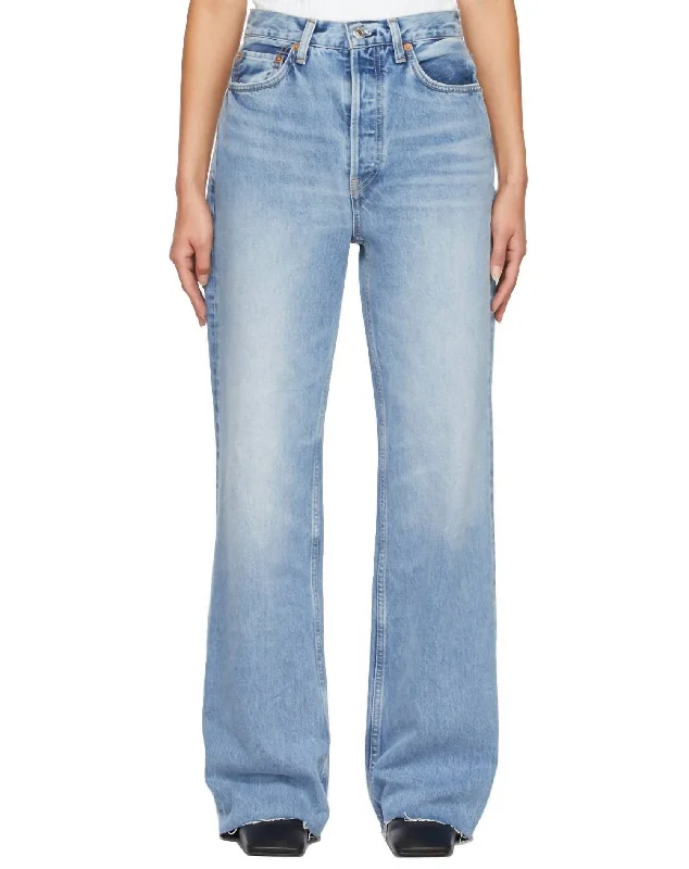 Women's Fashion Essentials 70's Ultra High Rise Wide Leg Jean In 60's Fade