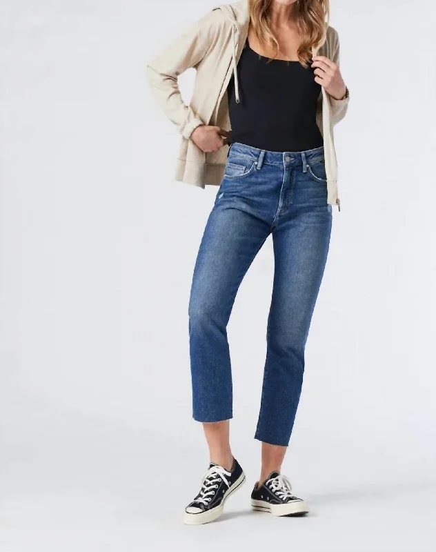 Women's Tailored Outfit Viola Organic Straight Leg Jeans In Organic Blue