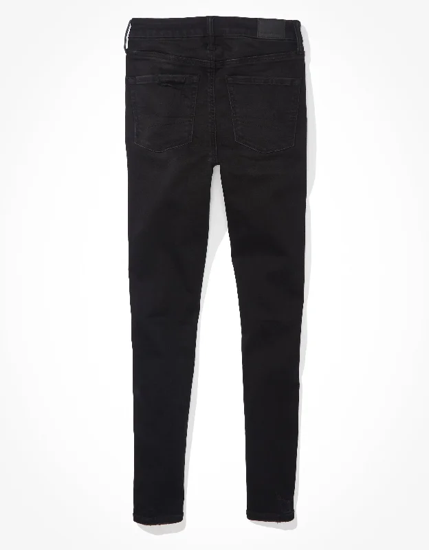 Affordable Women's Clothing AE Lu(x)e Ripped Super High-Waisted Jegging