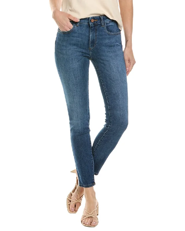 Women Wear Online DL1961 Mid-Rise Instaculpt Skinny Florence Ankle Cut Jean