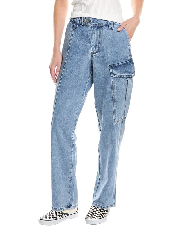 Clothing Sales One Teaspoon New Fiction Berlin Blue Wide Leg Jean