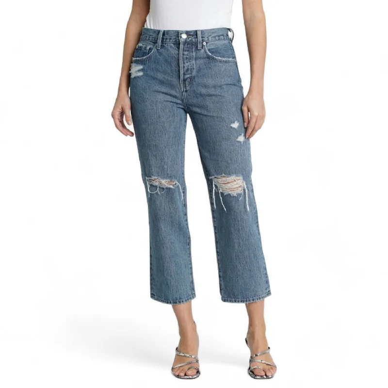 Elegant Women's Attire Cassie Super High Rise Cropped Jean In Elixir