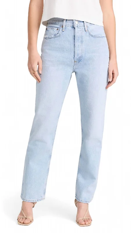 Sustainable Fashion Clothing For Women 90's Pinch Waist Jean In Focus