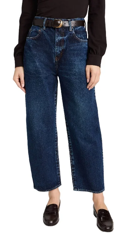 Women's Outerwear Attire Allensworth Round Jean In Dark Blue