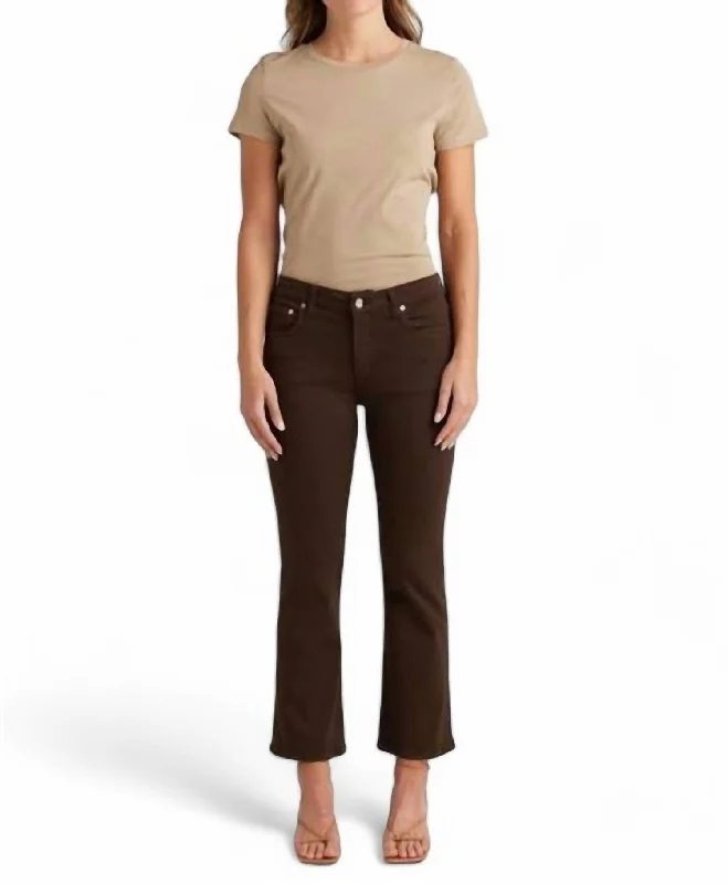 Casual Apparel For Women Lark Ankle Jean In Chocolate
