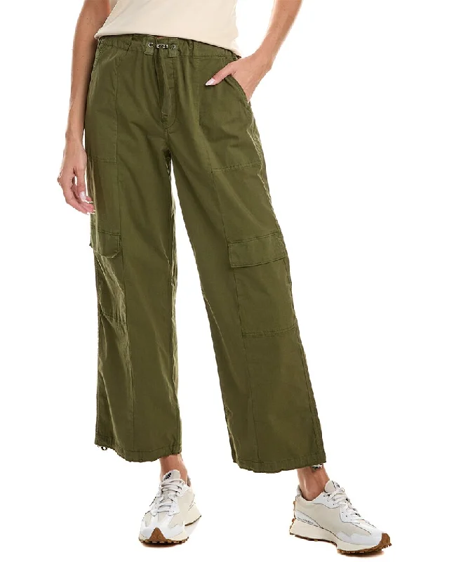 Women's Romantic Outfit HUDSON Jeans Drawstring Cargo Parachute Pant