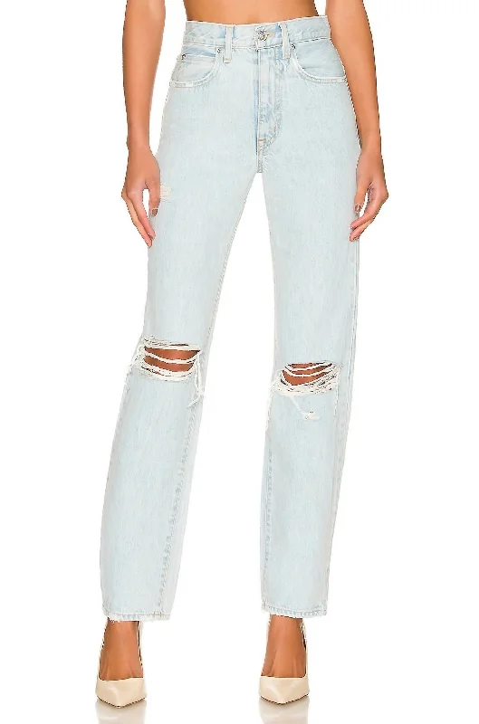 Women's Evening Wear Attire London High Rise Straight Jean In Love Hurts