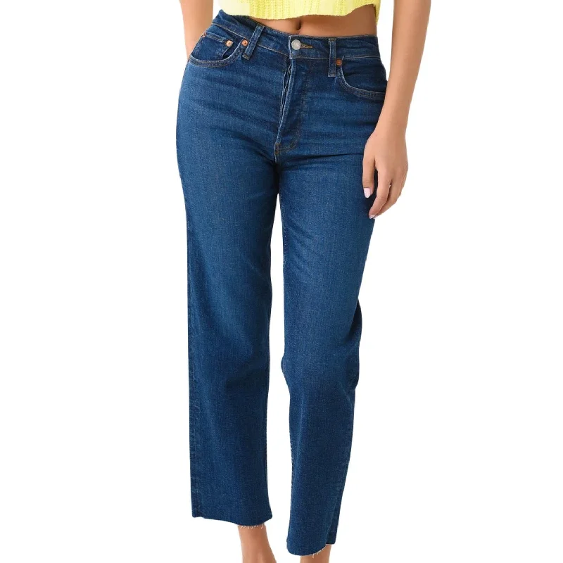 Casual Women's Clothing Online 70's Stove Pipe Jean In Jetty