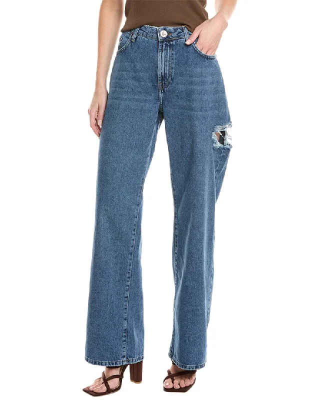 Fashion Women's Clothing One Teaspoon Jackson Rosewood Wide Leg Jean