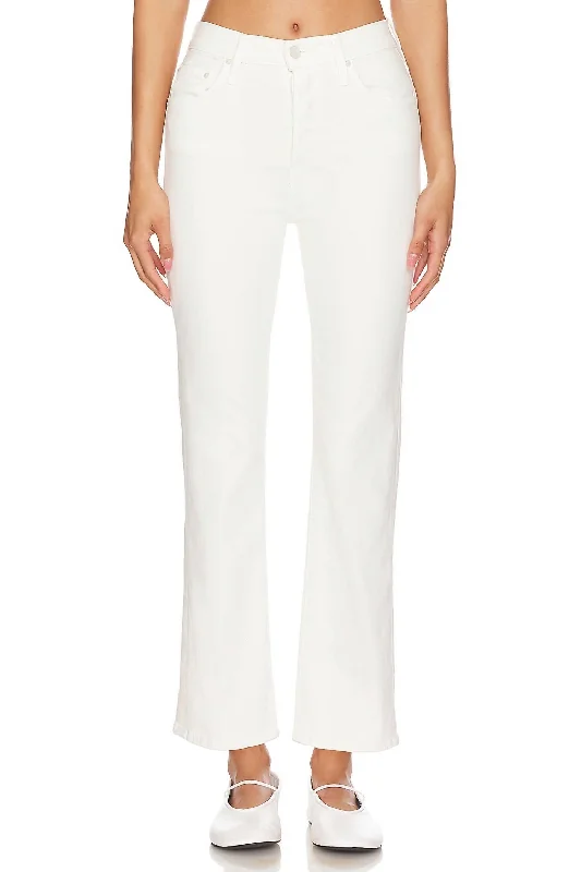 Timeless Women's Clothing Tripper Ankle Jean In Cream Puffs