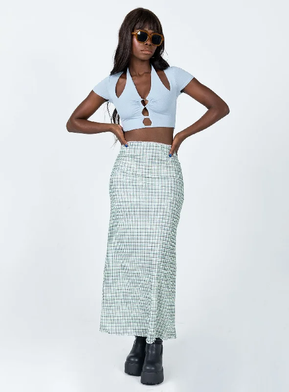 Women's Clothes For The Office Cheriee Maxi Skirt Green