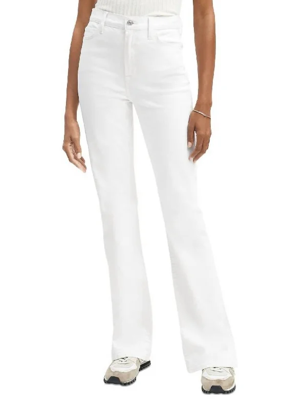 Women's Clothing Stores Women's Easy Boot Jeans In Ecru