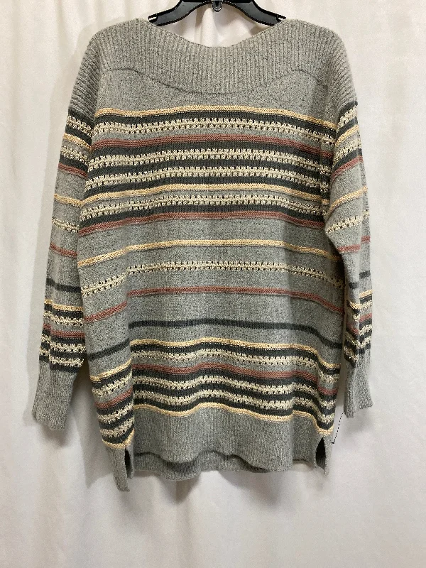 Women Apparel Sweater By Liz Claiborne In Grey