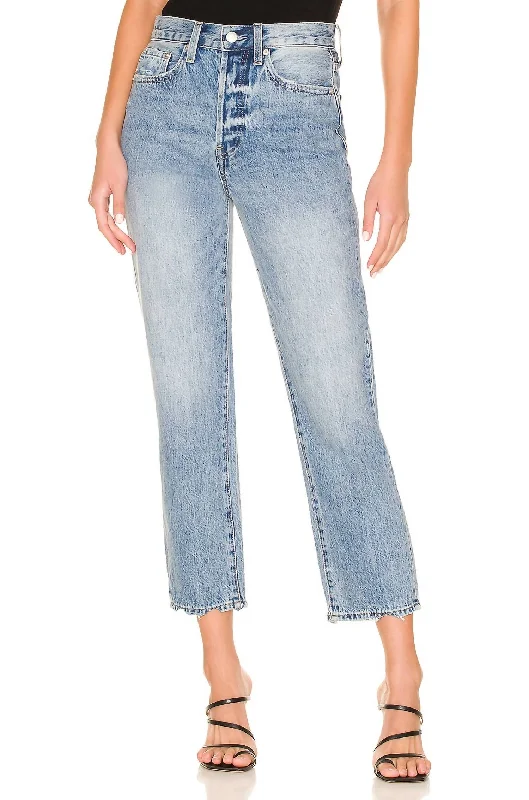 Women's Trendy Casual Outfit Charlie High Rise Straight Jean In Pursue