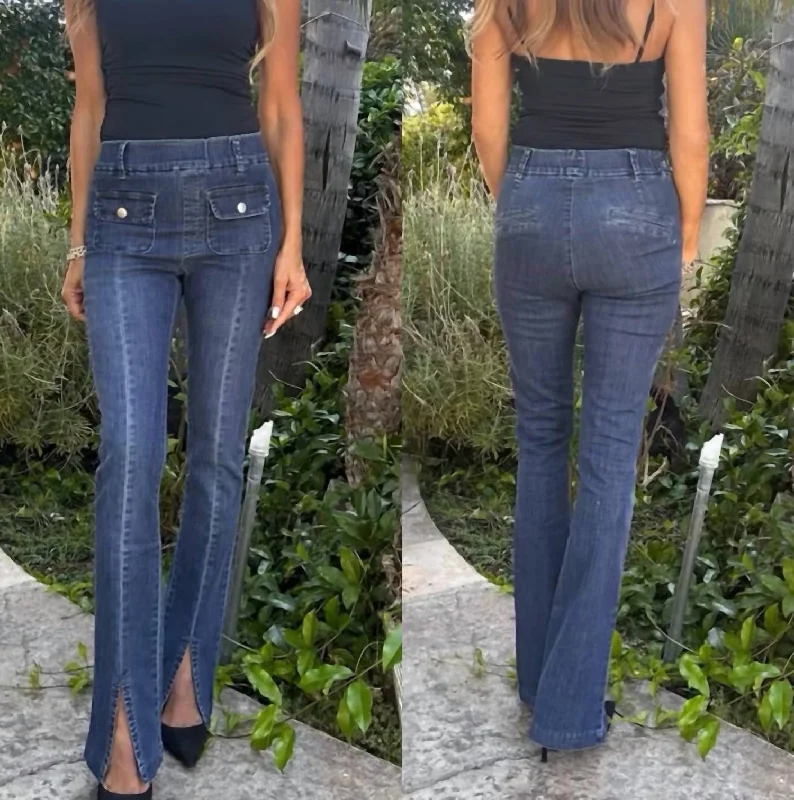 Women's Transitional Outfit Adele Jean In Denim