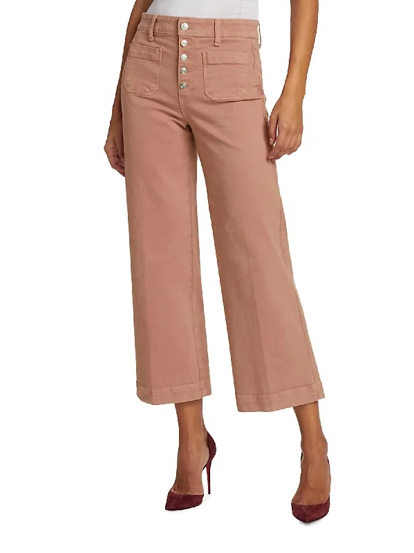 Women's Holiday Apparel Anessa Jean With Patch Pockets In Dark Rose