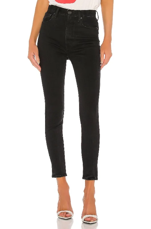 Women's Casual Wear Clothing Filer Rebirth Skinny Jean In Black