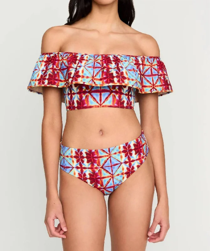 Chic Women's Garments Emily Swim Top In Sea Glass