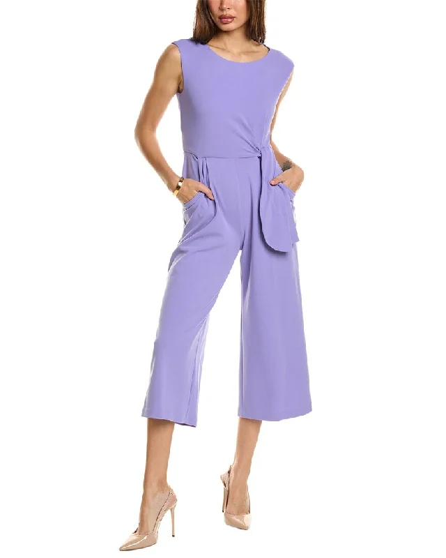 Elegant Clothing For Women Tahari ASL Scuba Crepe Jumpsuit