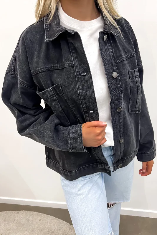 Women's Vintage Clothes Sydney Jacket Washed Black