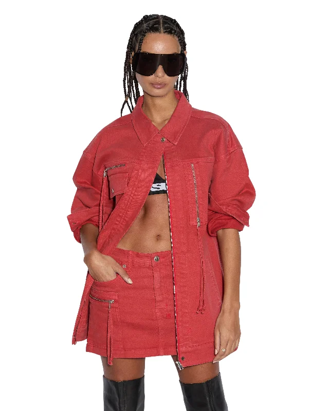 Women's Resort Apparel DOWNTOWN JACKET BIKER ROASTED