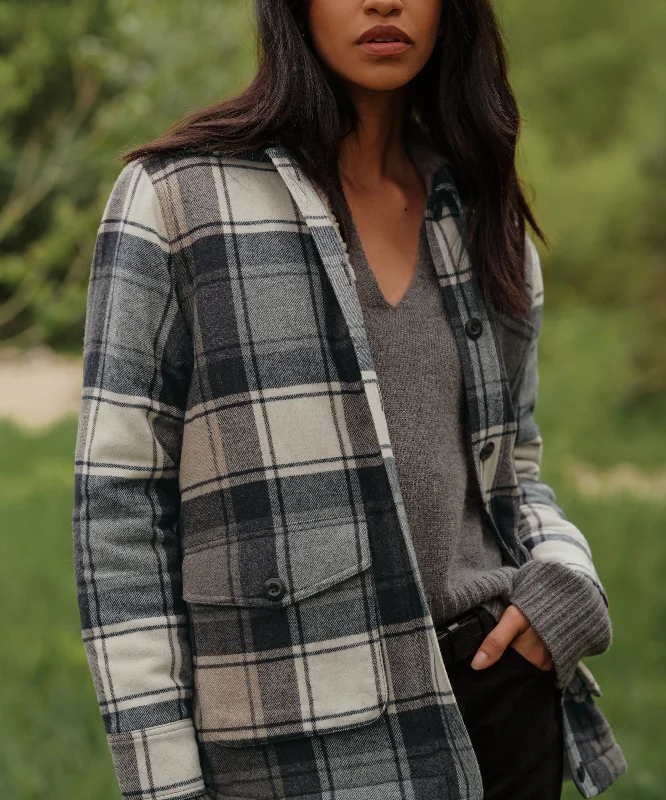 Comfortable Casual Wear Shearling-Lined Farmhouse Jacket