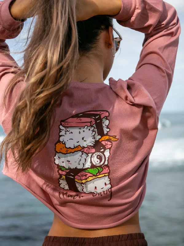 Women's Everyday Attire T&C Surf Musubaby Crop Long Sleeve