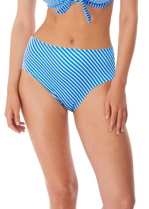 Women's Contemporary Clothing Freya Beach Hut High Waist Bikini Brief Swim Bottom Blue Moon