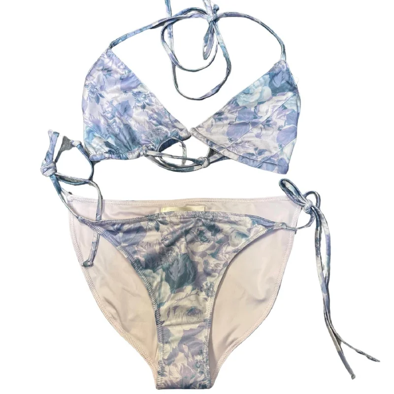Women's Cozy Outfit For Lounging Harbor Bikini Set In Light Blue Rain
