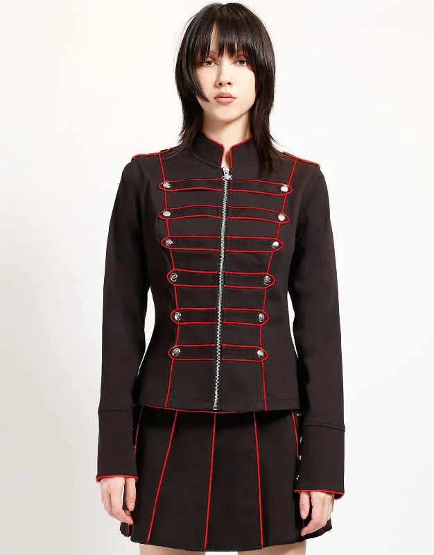 Women's Comfortable Lounge Garments BAND JACKET RED