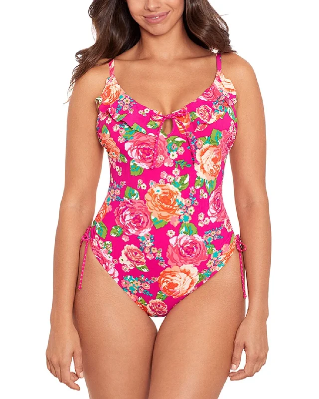 Classic Women's Clothing Styles Skinny Dippers Crushin Roaslina One-Piece