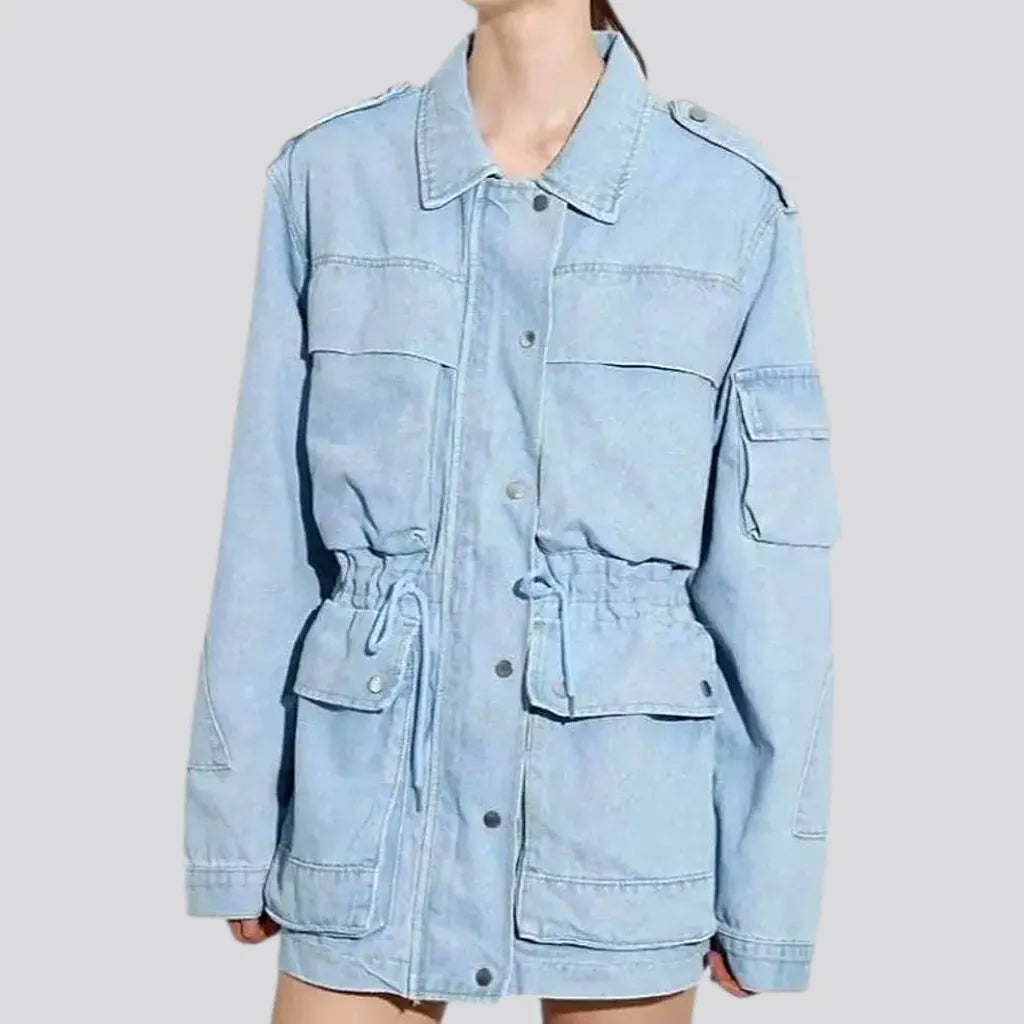 Boutique Dress Online Boho style women's jean jacket