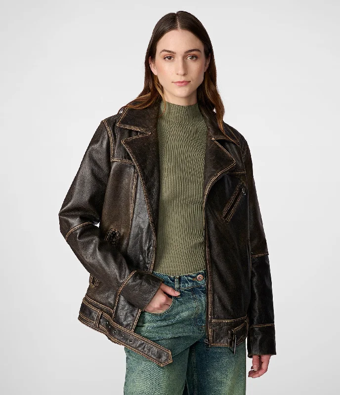 Women's Seasonal Wardrobe Clothing Stella Oversized Moto Jacket