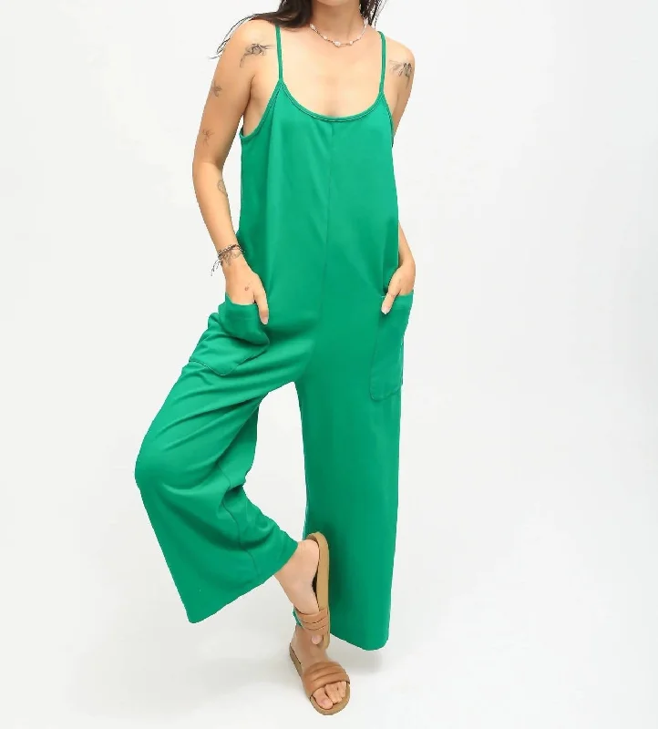 Women's Plus-Size Casual Outfit Nina Jumpsuit In Shamrock