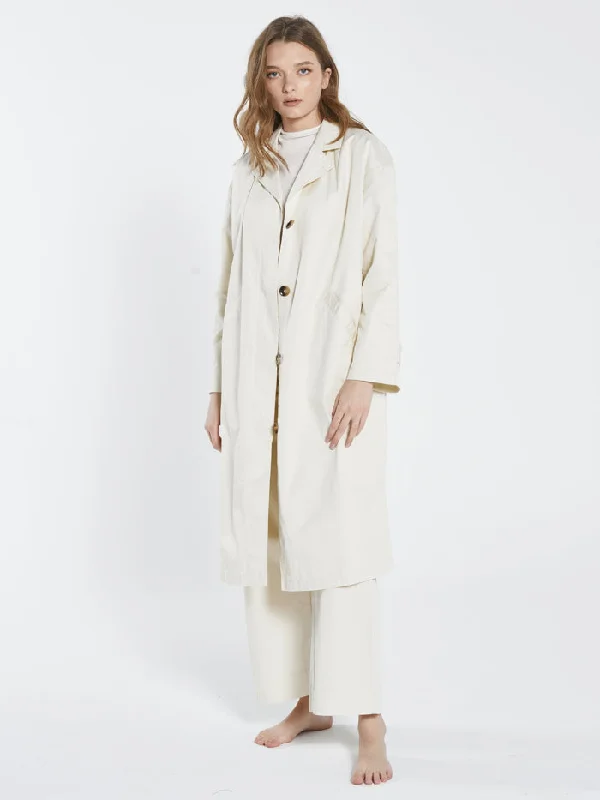 Women Clothes Harvey Trench Coat - Tofu