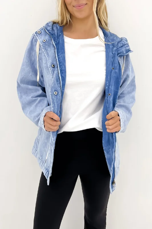 Modern Women's Clothes Kingston Anorak Light Blue