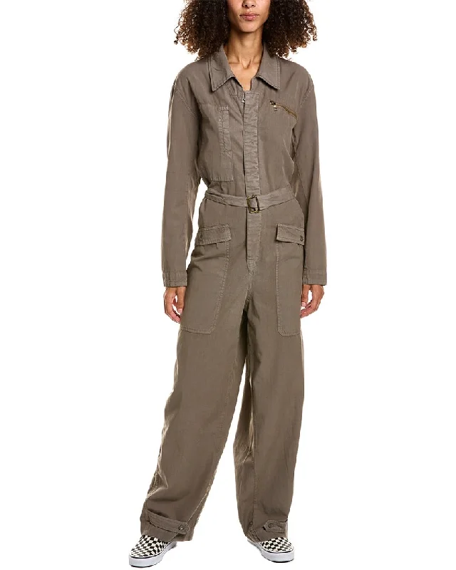 Modern Women's Apparel Burning Torch Workwear Coverall