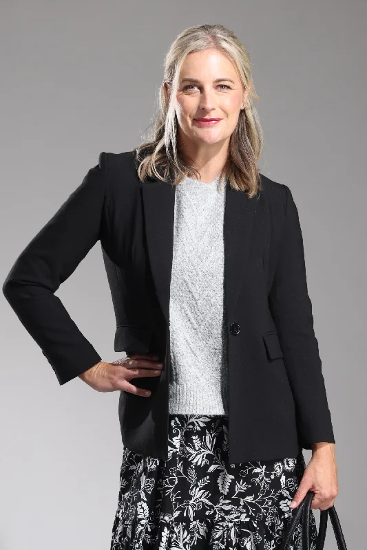 Sale On Sale Textured Tailoring Jacket | Black | 4701ZZ