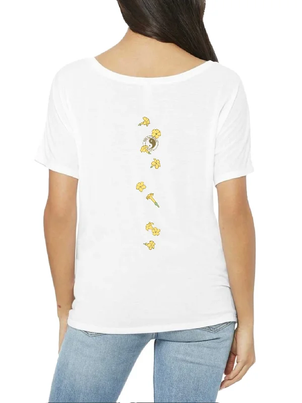 Women's Cozy Winter Attire T&C Surf Falling Puakeni Slouchy Crew Tee