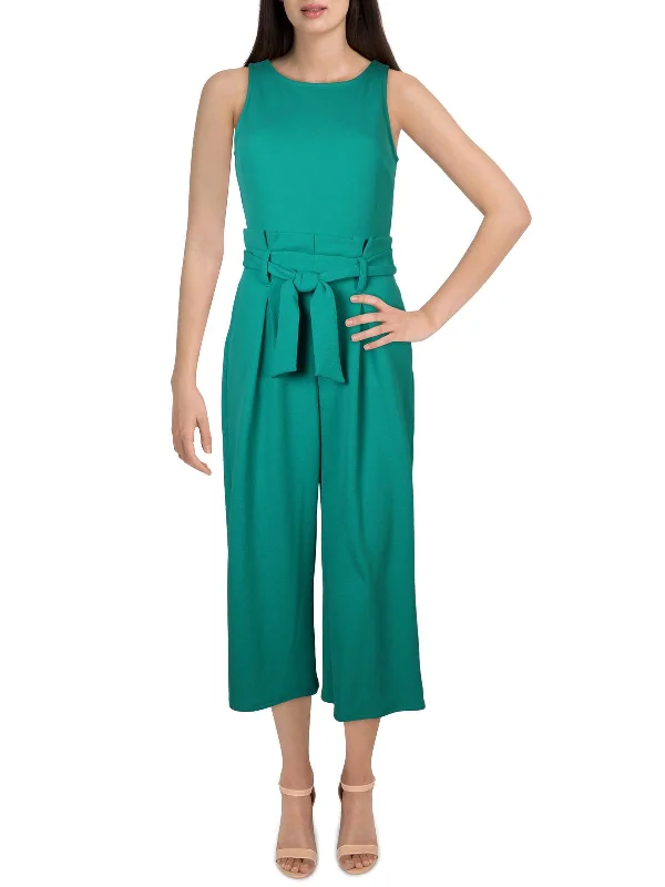 Women's Clothes for All-Day Comfort and Style Petites Womens Pleated Paperbag Waist Jumpsuit