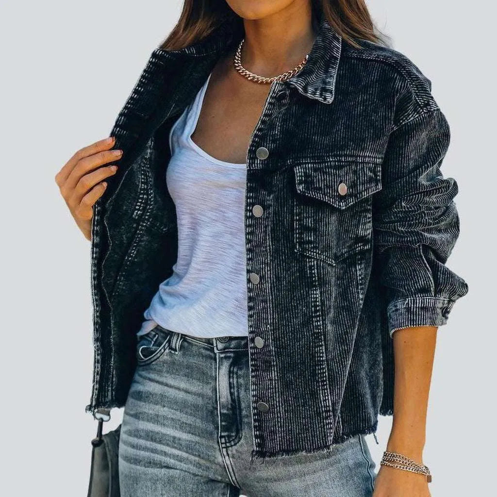 End Of Season Sale Clothing Retro women's denim jacket