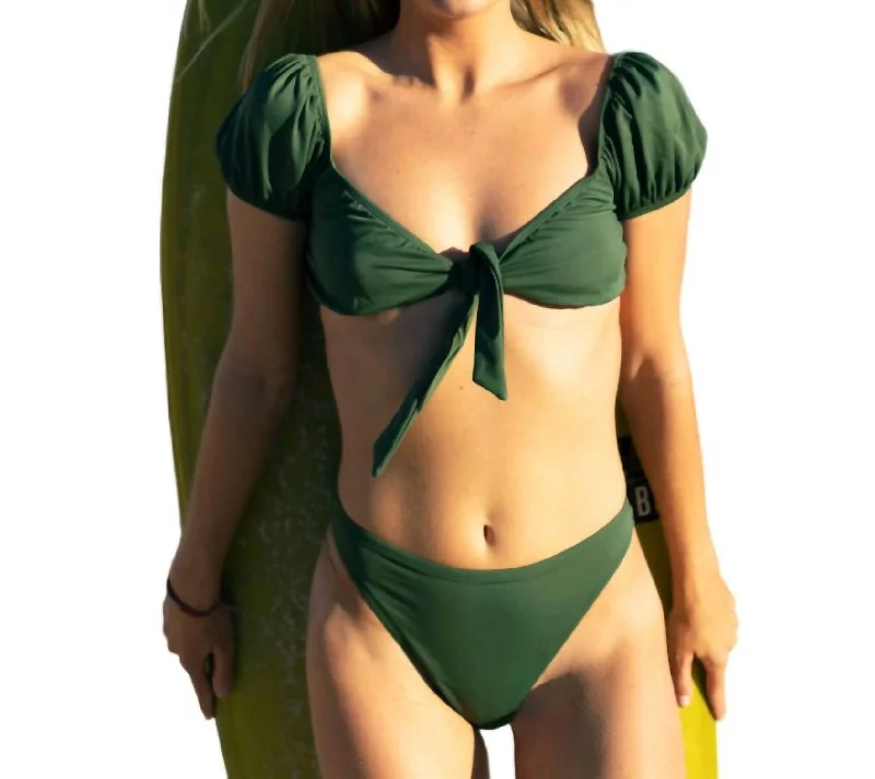 Comfortable Lounge Clothing The Breelyn Bikini Top In Dirty Martini